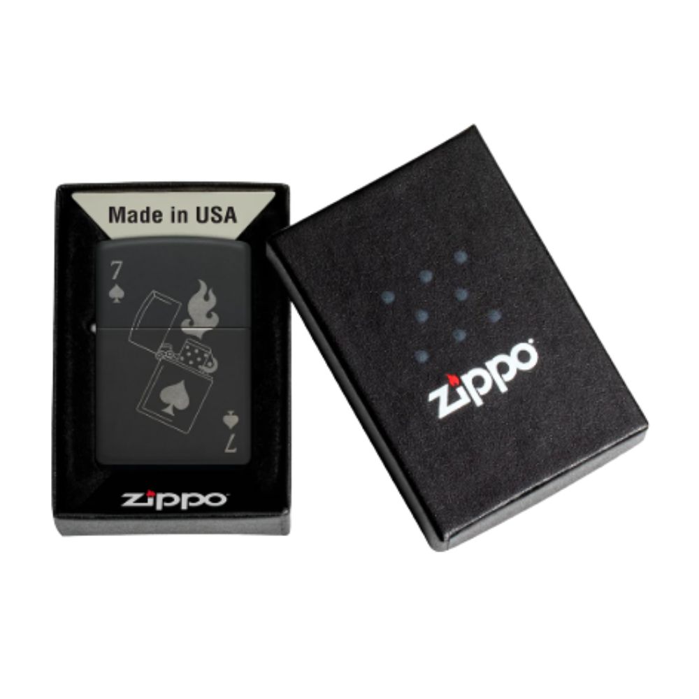 ENCENDEDOR ZIPPO MODELO 47134, LUCKY 7 - Imagen 2