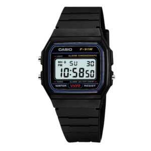 RELOJ CASIO  TIMELESS MENS, F-91W-1DG