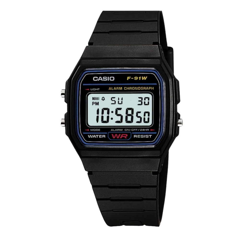 RELOJ CASIO TIMELESS MENS, F-91W-1DG