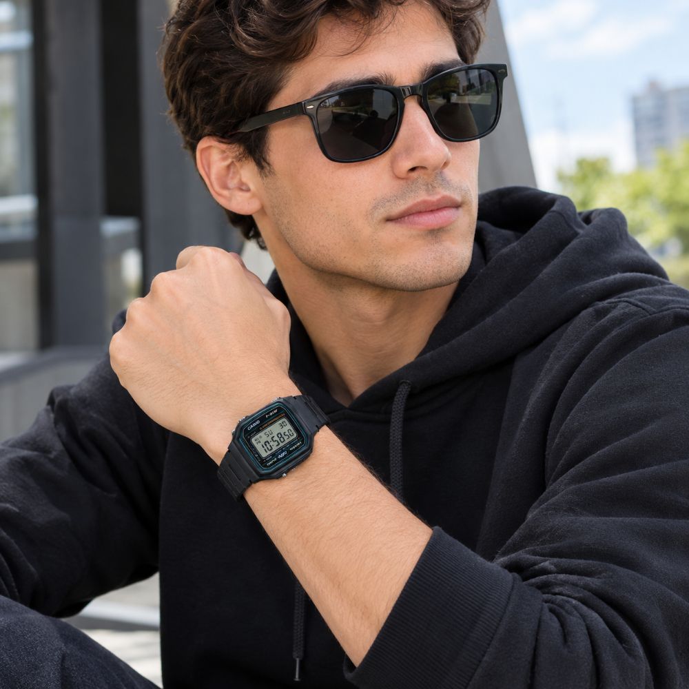 RELOJ CASIO TIMELESS MENS, F-91W-3DG - Imagen 2