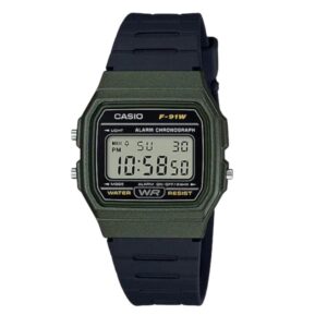 RELOJ CASIO  TIMELESS MENS, F-91WM-3ADF